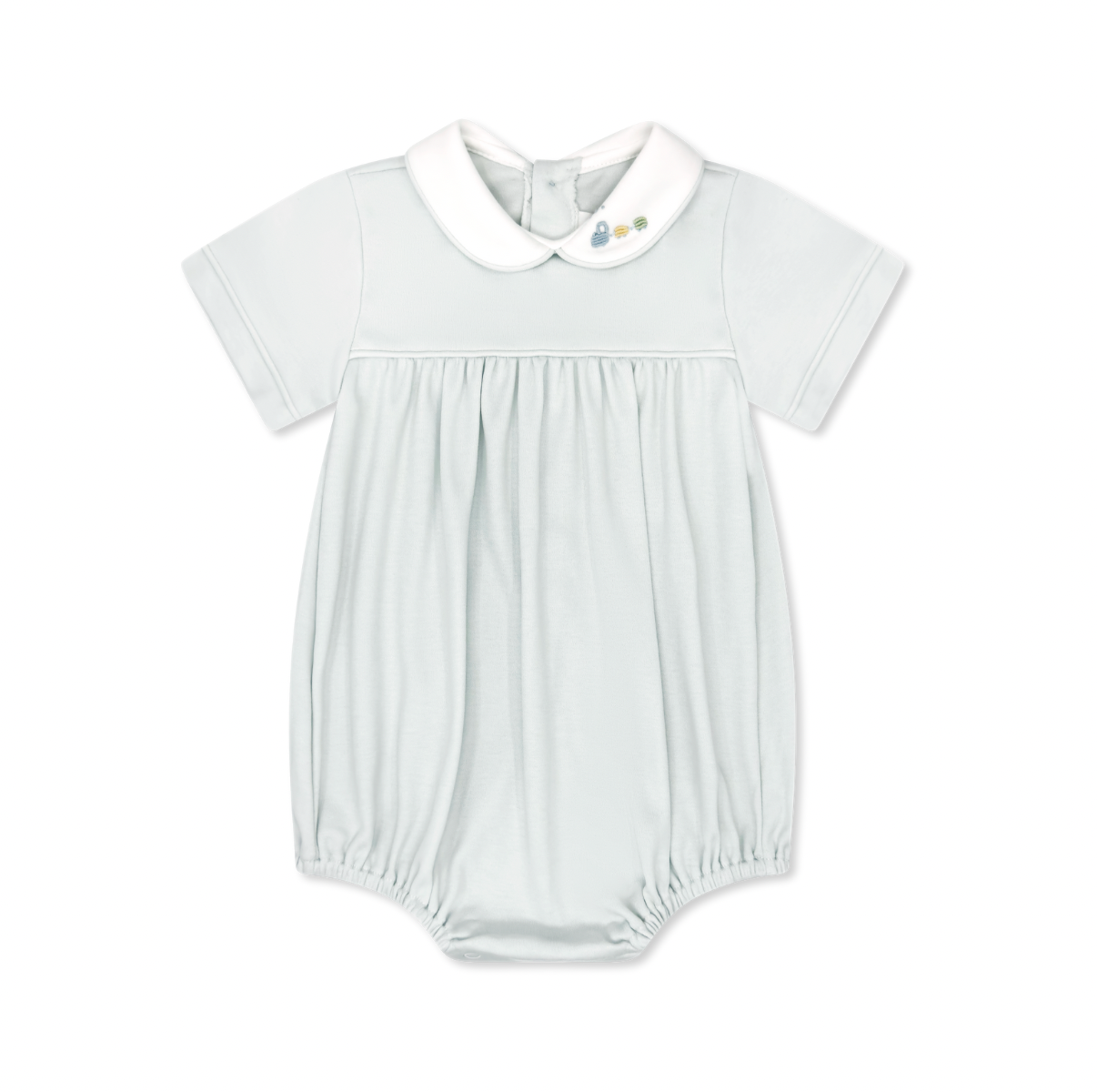 Pre-Order Covington Bubble Park Blue Knit - Born Childrens Boutique