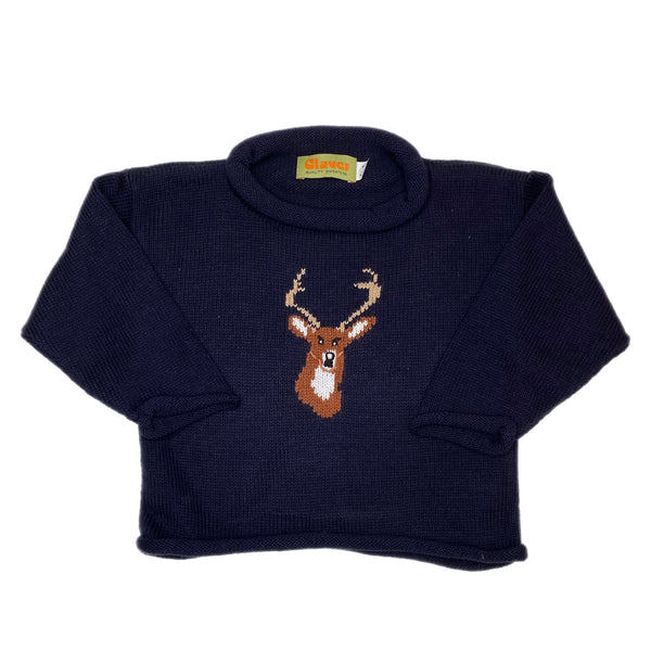 Buck Roll Neck Sweater - Born Childrens Boutique
