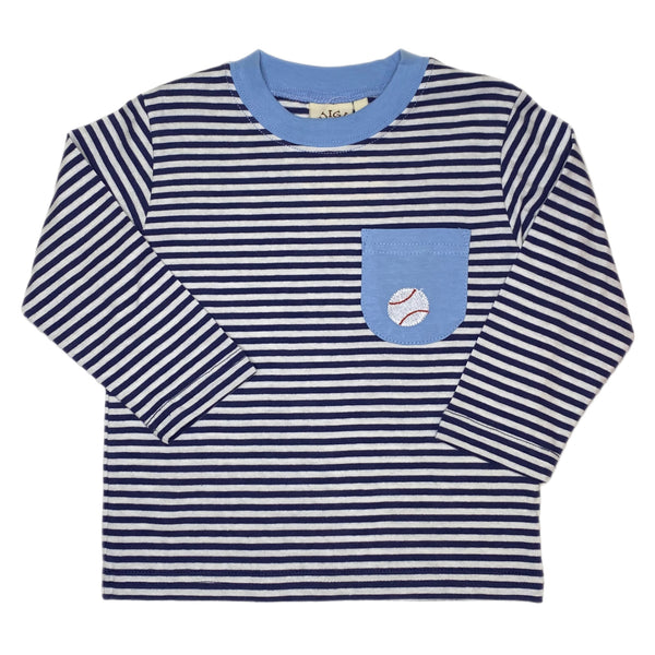 Baseball Pocket Shirt - Born Childrens Boutique