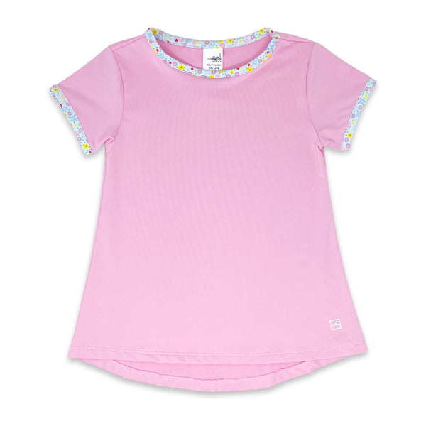 Bridget Bastic Tee - Candy Pink - Born Childrens Boutique