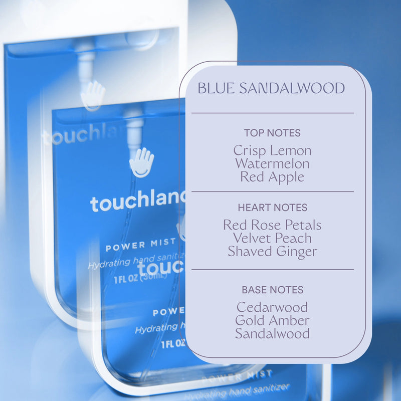 Power Mist 30ml Blue Sandalwood Hand Sanitizer - Born Childrens Boutique