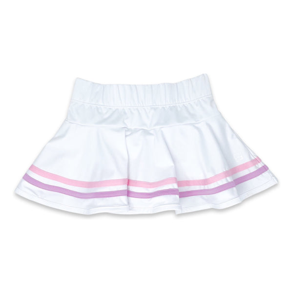 Callie Skort - Pure Coconut, Cotton Candy Pink, Petal Purp - Born Childrens Boutique