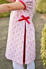 Pre-Order Cece Holiday Floral Dress - Born Childrens Boutique