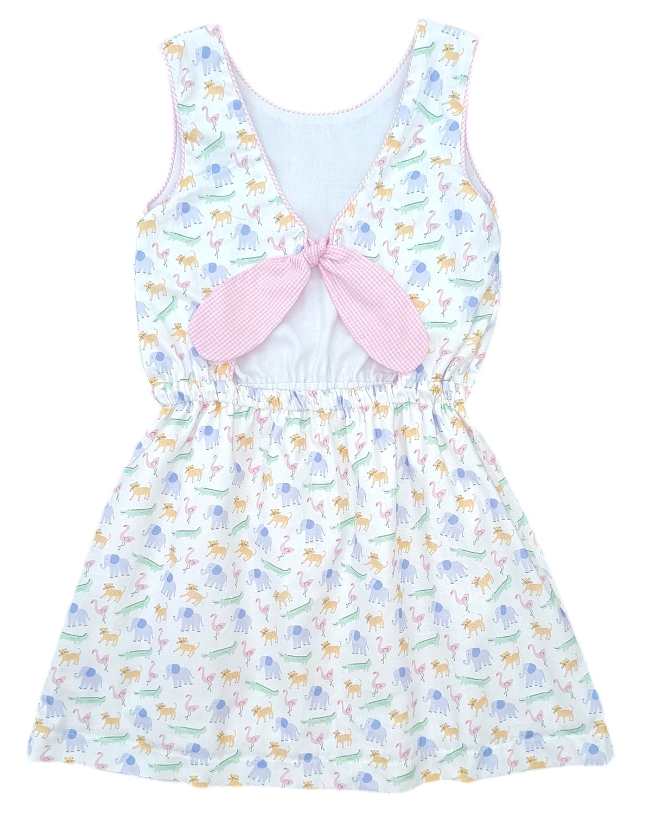 Zoo-pendous Kristin Knot Dress - Born Childrens Boutique