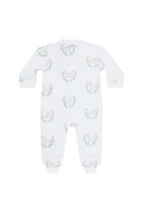 Blue Lamb Zipper Footie - Born Childrens Boutique