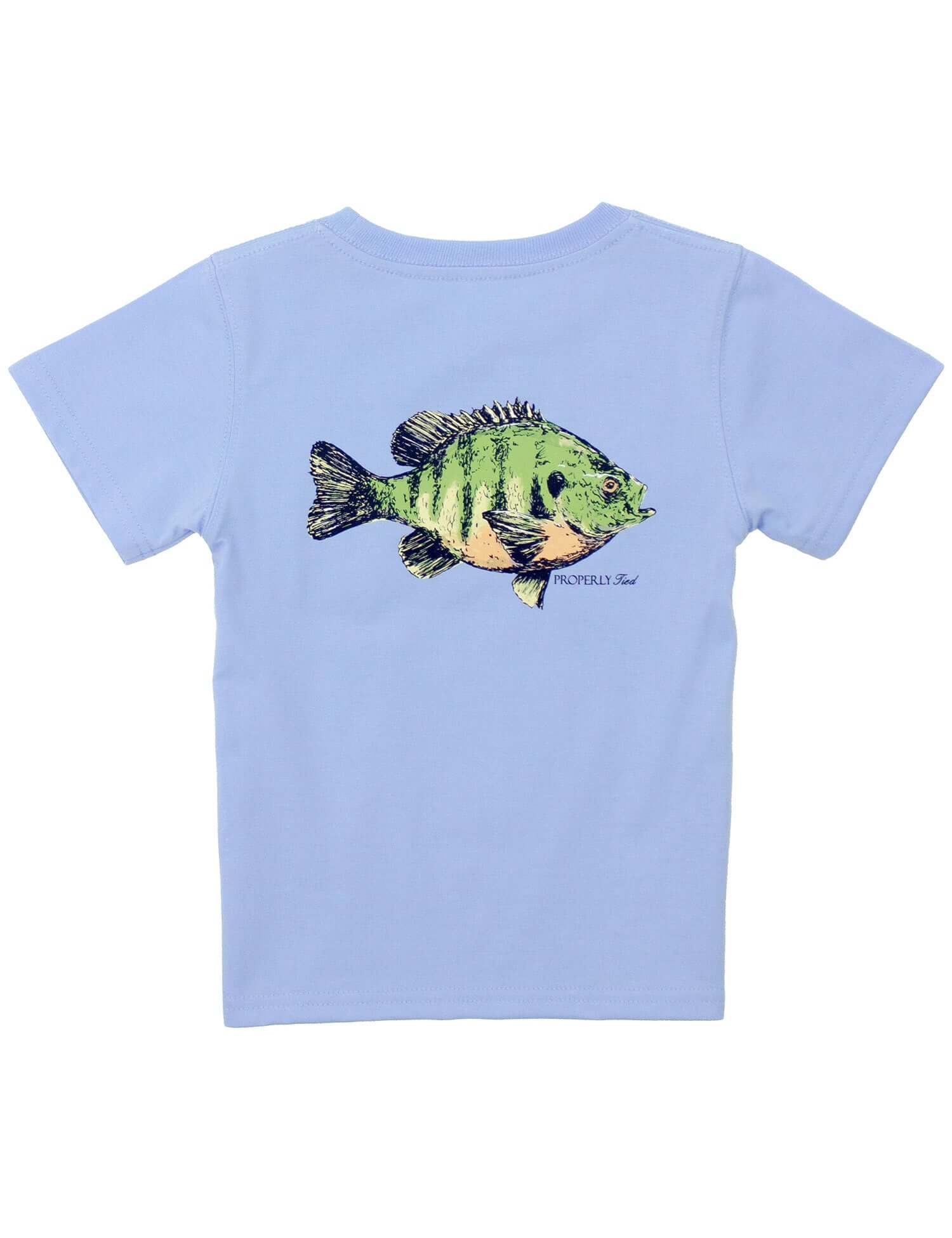 Blue Gill SS Light Blue Shirt - Born Childrens Boutique