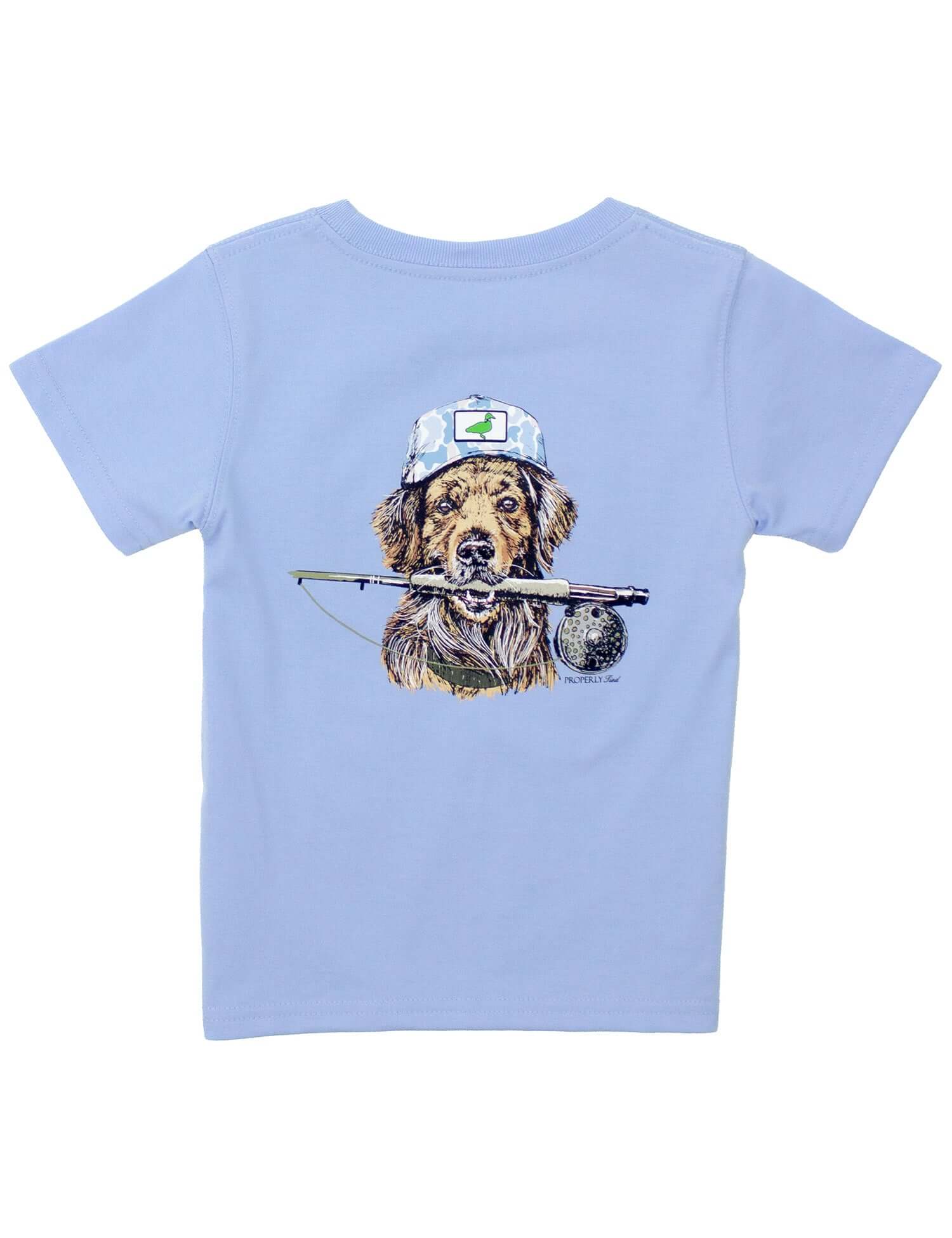 Fishing Buddy SS Light Blue - Born Childrens Boutique