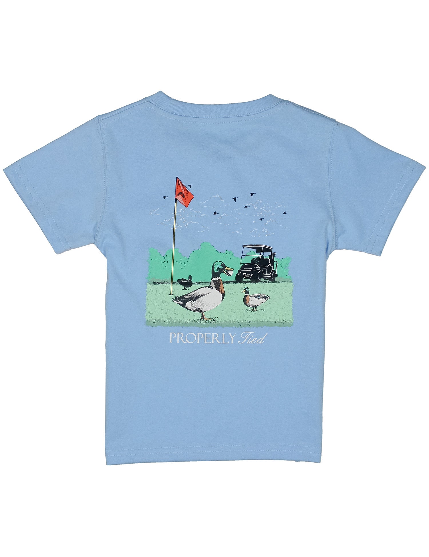 Fowl Play SS Light Blue - Born Childrens Boutique