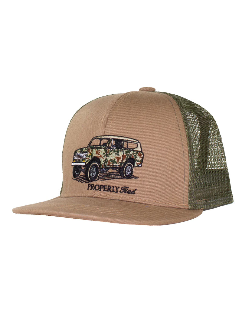 Youth Trucker Camo Truck Hat - Born Childrens Boutique