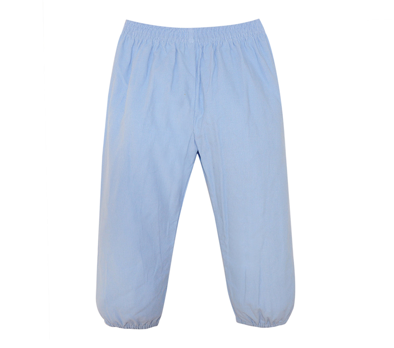 Logan Elastic Pant - Baby Blue Cord - Born Childrens Boutique
