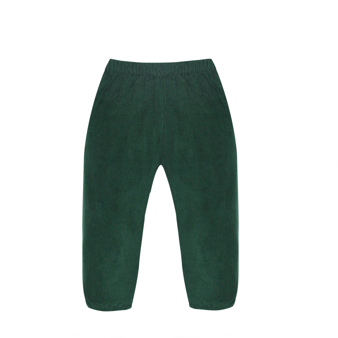 Logan Elastic Pant - Christmas Green Cord - Born Childrens Boutique