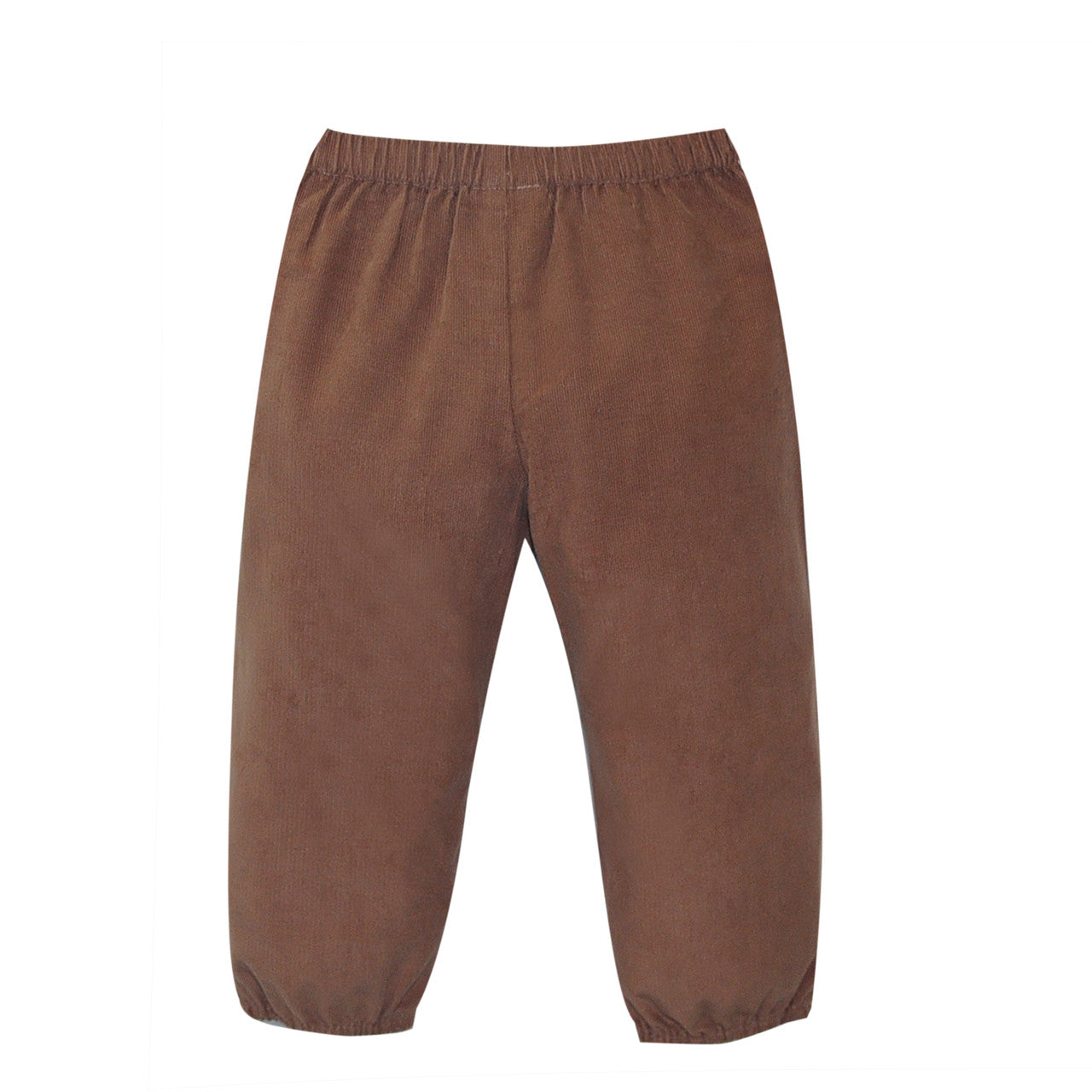 Logan Elastic Pant - Camel Brown Cord - Born Childrens Boutique