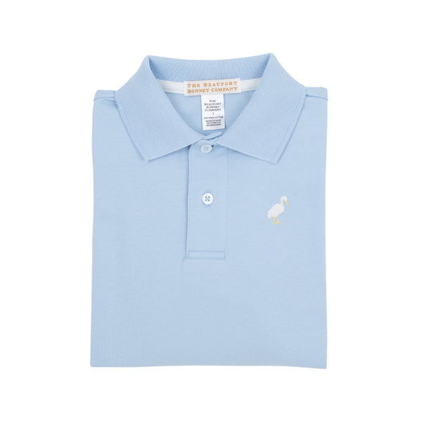 Prim and Proper LS Polo - Beale St Blue - Born Childrens Boutique