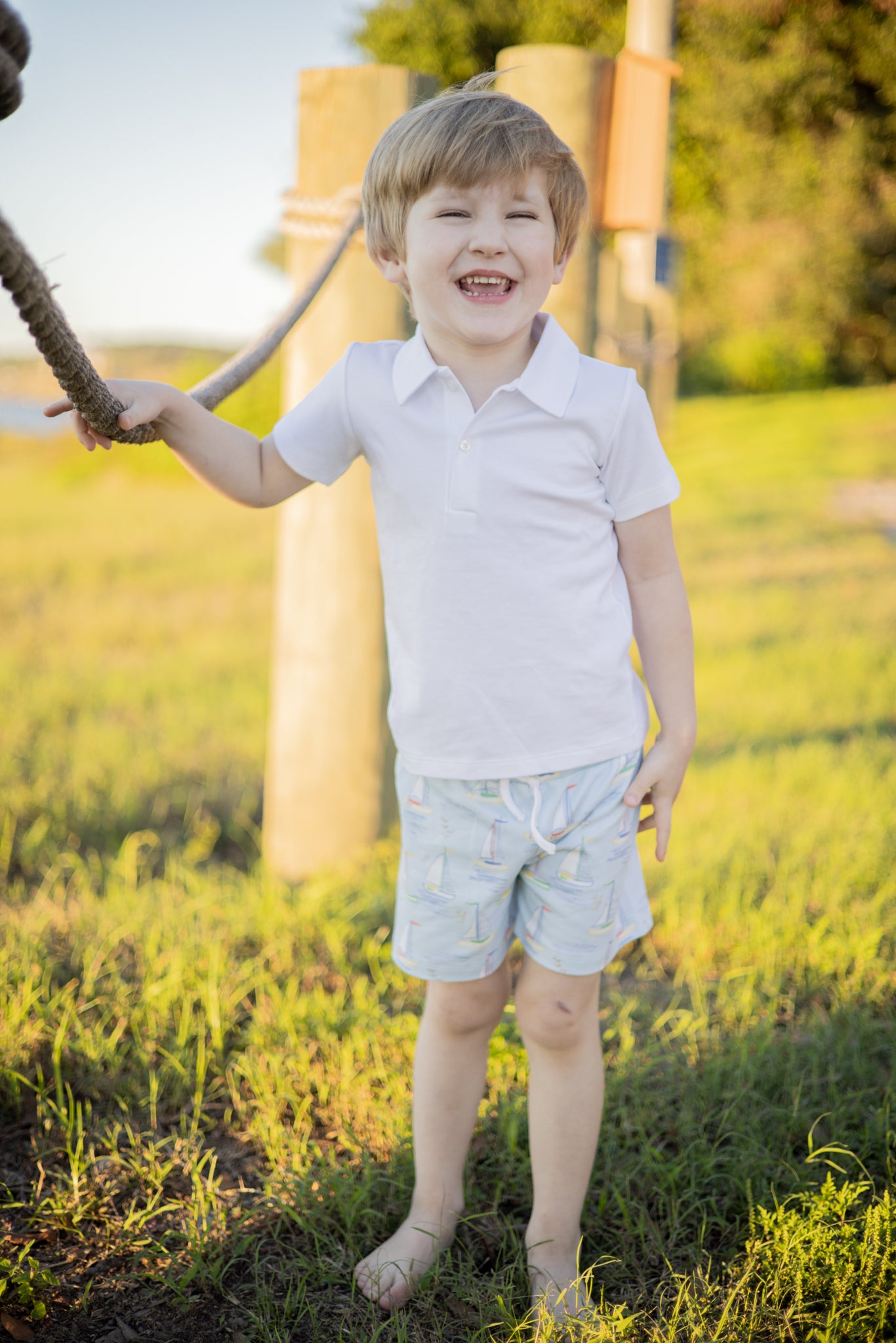 Mariner Boy Shorts - Born Childrens Boutique