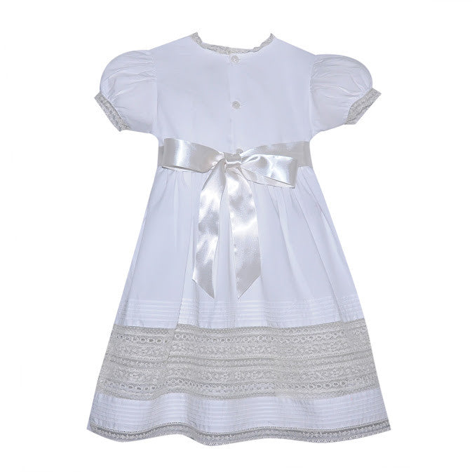 Rosary Dress - Ecru Lace - Born Childrens Boutique