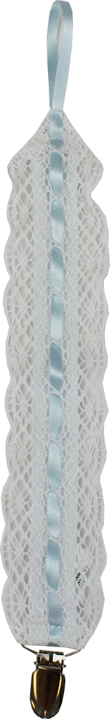 Lullaby Set Legacy Pacifier Clip - Blue Lace - Born Childrens Boutique