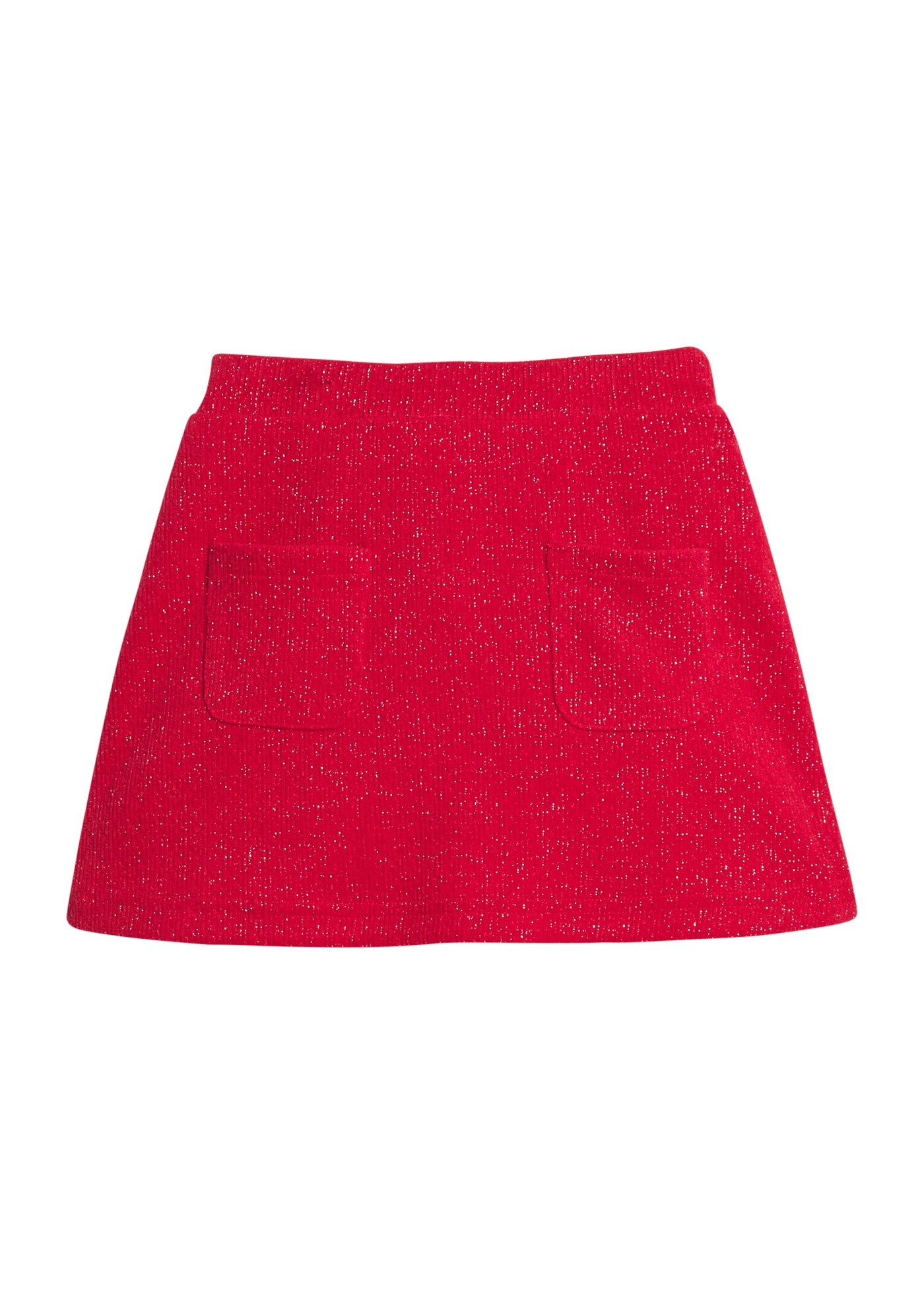 Pre-Order Patch Pocket Skort - Crimson - Born Childrens Boutique