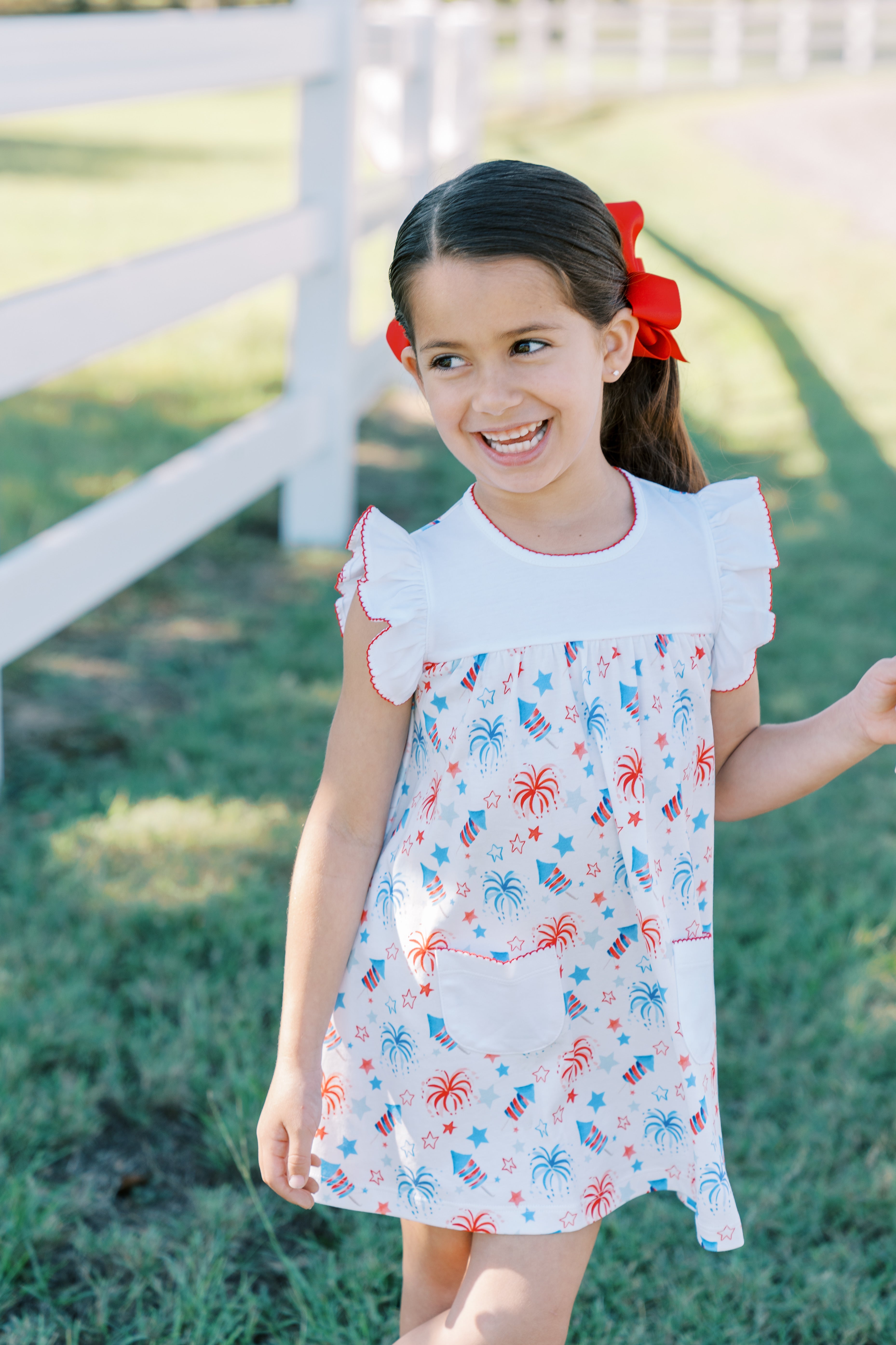 Pre-Order Patriotic Dress - Born Childrens Boutique