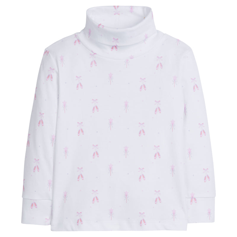 Printed Turtleneck - Ballet - Born Childrens Boutique