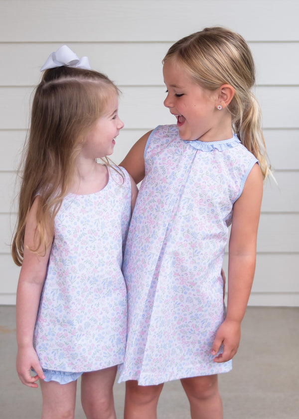 Pre-Order Penny Pleat Dress - Blossoms and Bows - Born Childrens Boutique