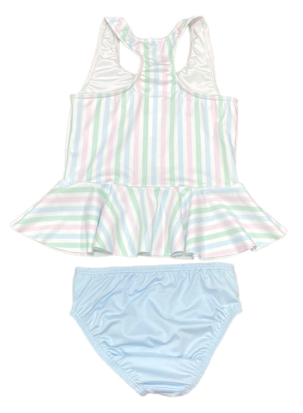 Pre-Order Collette Swim - Pastel Stripe - Born Childrens Boutique