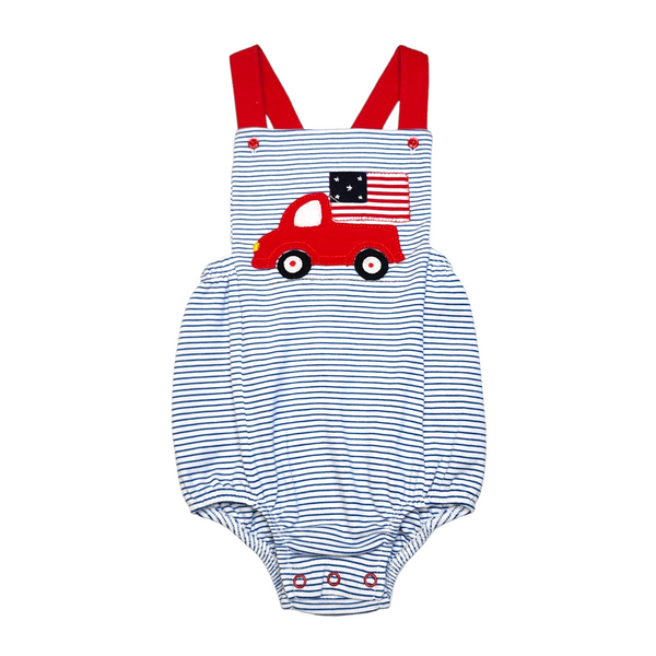 206NR American Truck Sunsuit - Born Childrens Boutique