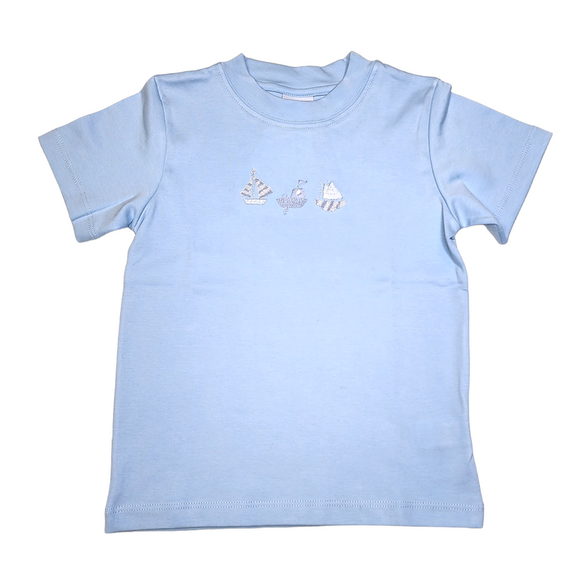 60 Little Boats Shirt - Born Childrens Boutique