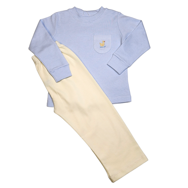 SQ127 Mini Duck Pant Set - Born Childrens Boutique