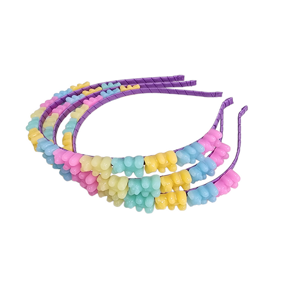 Multicolored Gummy Bear Headband - Born Childrens Boutique