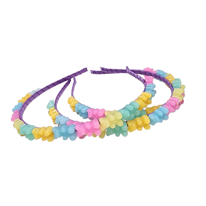 Multicolored Gummy Bear Headband - Born Childrens Boutique
