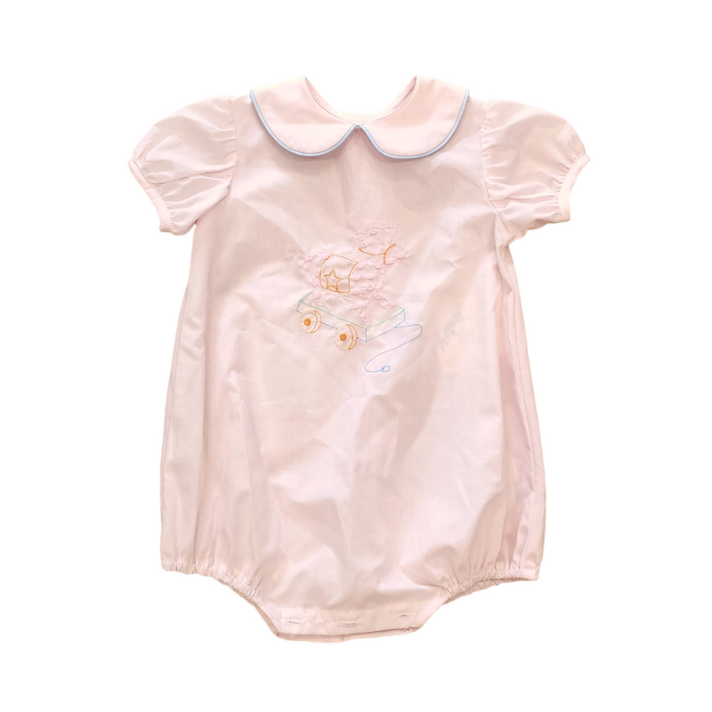 Girl Pony Bubble Pink - Born Childrens Boutique