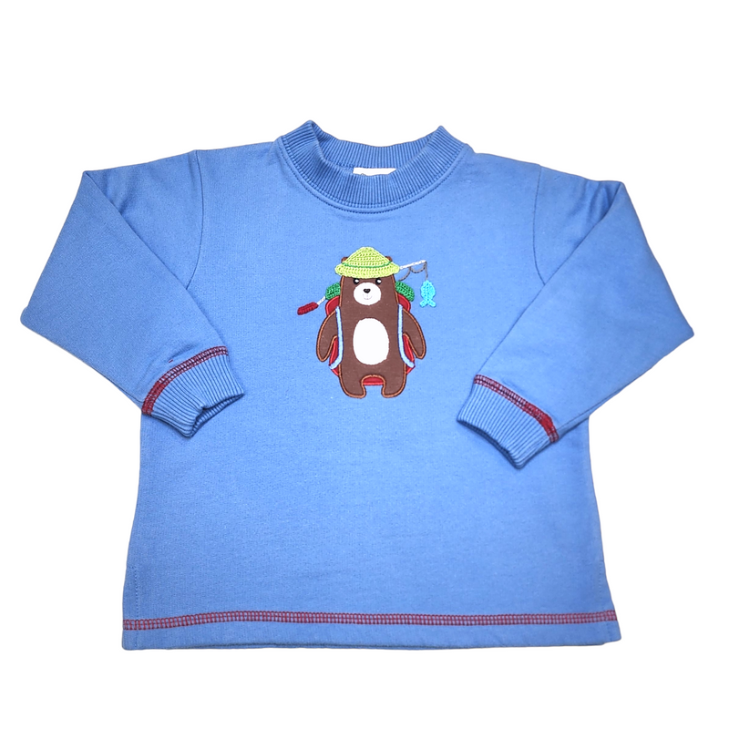 Camping Bear Sweatshirt - Born Childrens Boutique