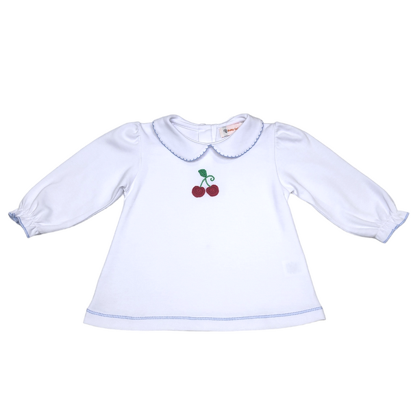Crochet Cherries Top - Born Childrens Boutique