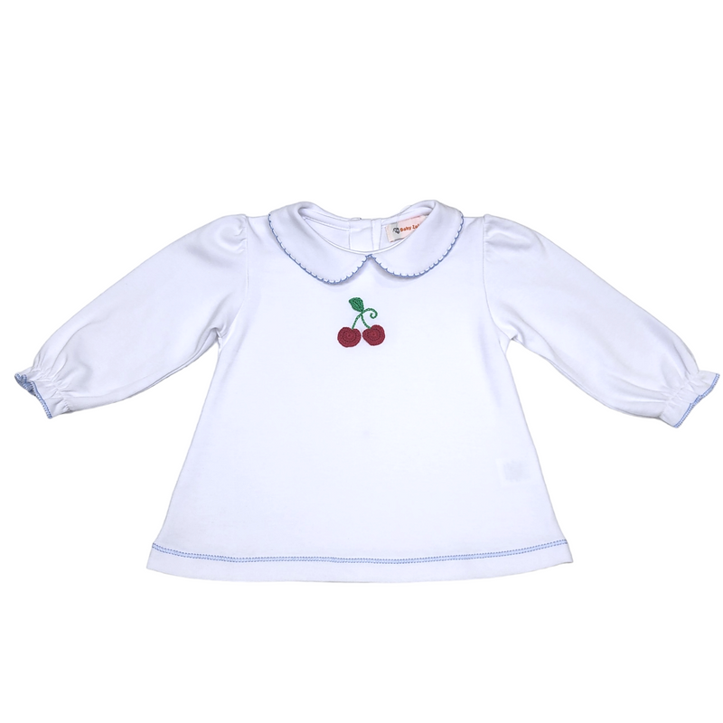Crochet Cherries Top - Born Childrens Boutique