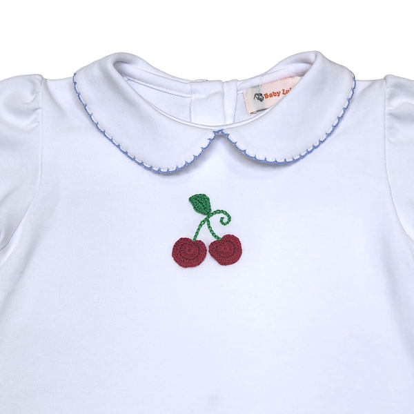 Crochet Cherries Top - Born Childrens Boutique