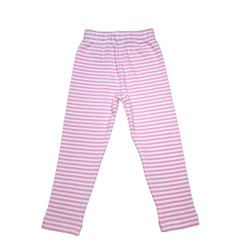 Straight Legging Lt Pink Narrow Stripe - Born Childrens Boutique