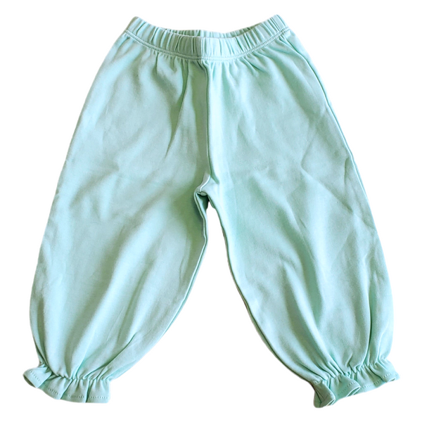 Girl Bloomer Pants Light Jade - Born Childrens Boutique