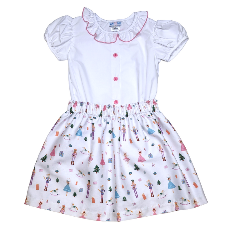 Olivia Nutcracker Skirt Set - Born Childrens Boutique