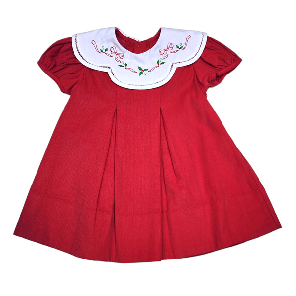 Red Ella Dress - Hollies - Born Childrens Boutique