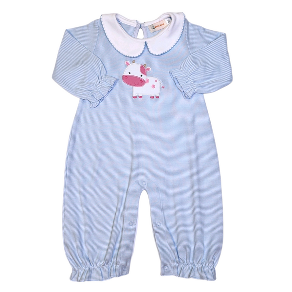Girl Long Sleeve Romper Calf - Born Childrens Boutique
