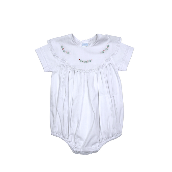 Auraluz White Heirloom Bubble with Holly - Born Childrens Boutique