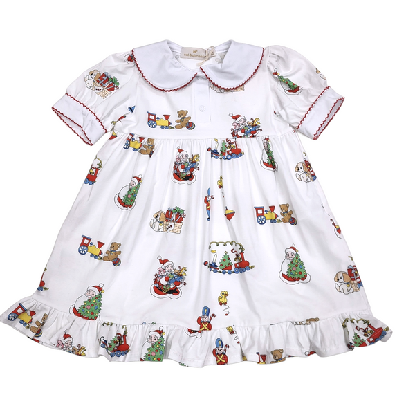 Christmas Toys Nightgown - Born Childrens Boutique