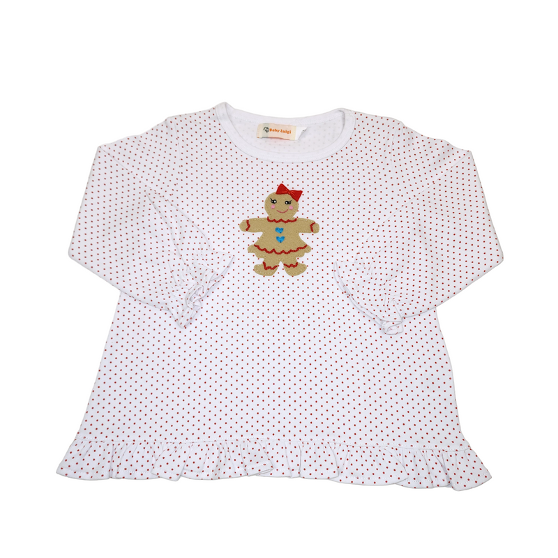 Gingerbread Girl Shirt - Born Childrens Boutique