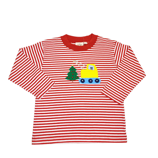 Crane w/ Tree LS Shirt - Born Childrens Boutique