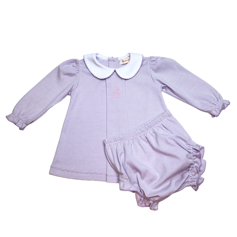 Ballet Slippers Diaper Set - Born Childrens Boutique