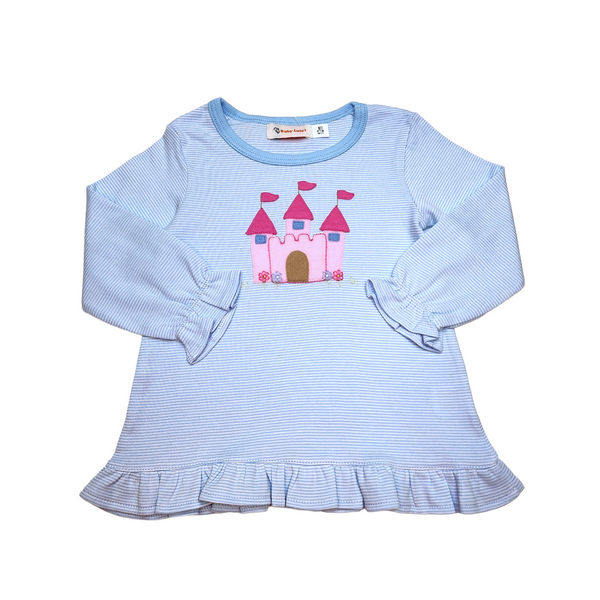 Pink Castle Shirt - Born Childrens Boutique
