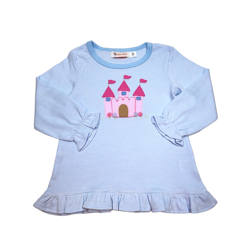 Pink Castle Shirt - Born Childrens Boutique