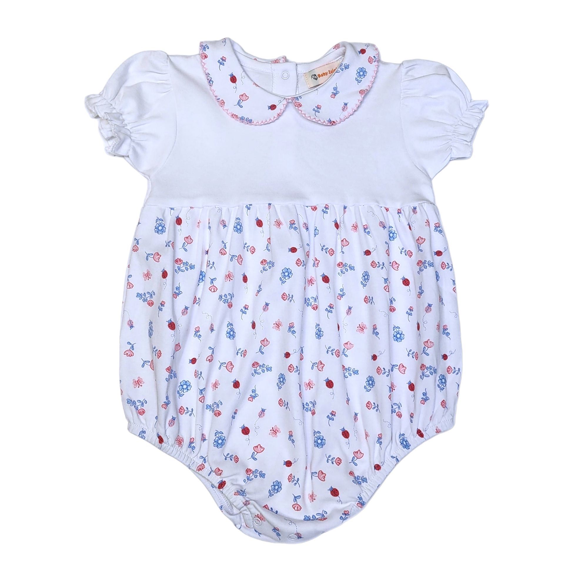 Girl Bubble Ladybug w/ Flower - Born Childrens Boutique