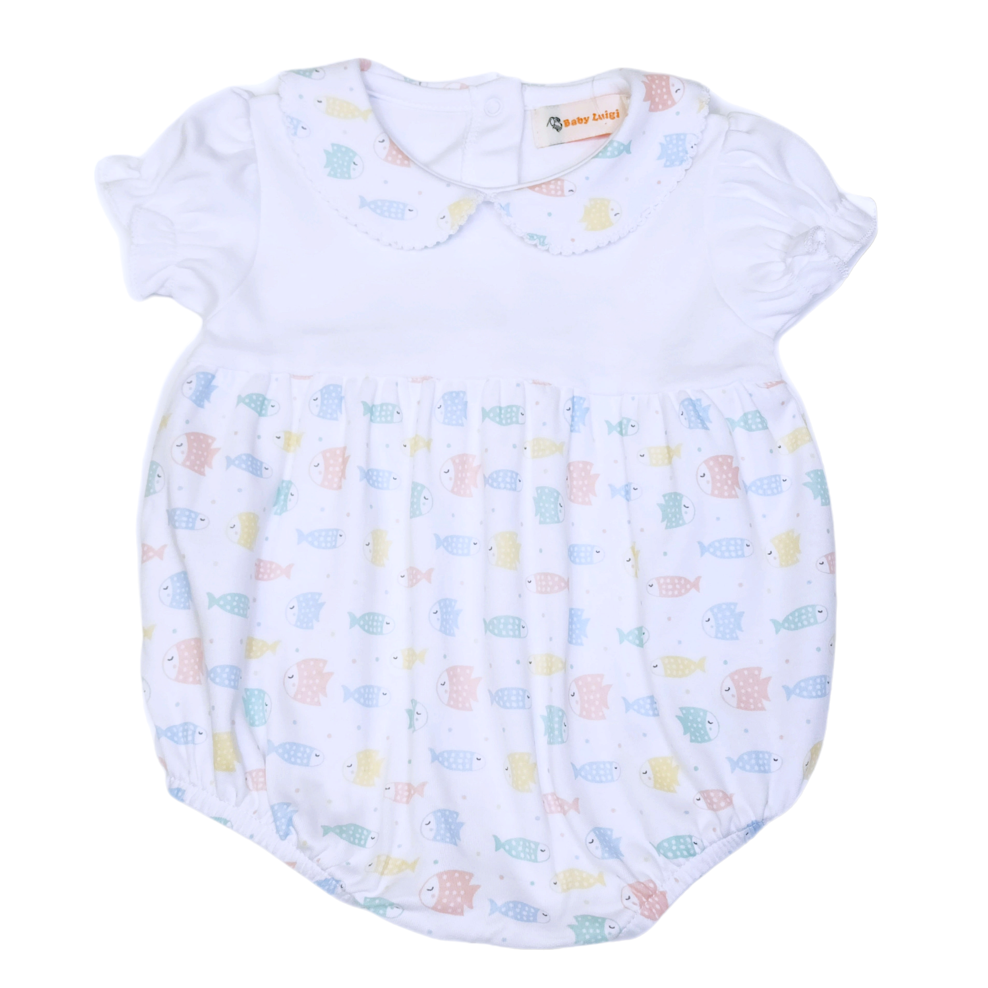 Fish Print Bubble - Born Childrens Boutique