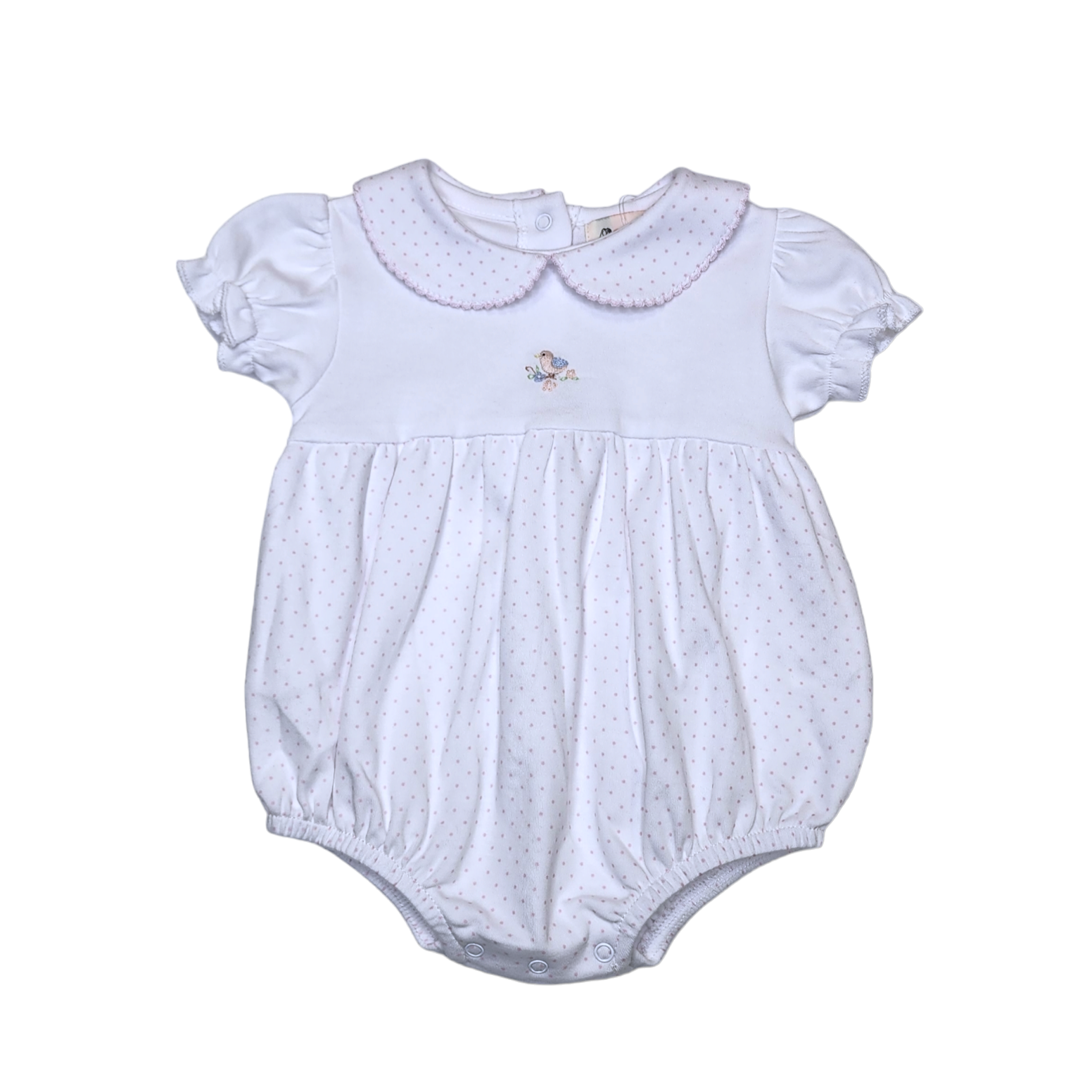 Bird Pink Dot Bubble - Born Childrens Boutique